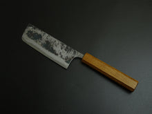 Load image into Gallery viewer, AOGAMI-2 KUROUCHI NASHIJI SMALL NAKIRI 120MM OCTAGONAL OAKWOOD HANDLE