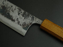 Load image into Gallery viewer, AOGAMI-2 KUROUCHI NASHIJI SMALL NAKIRI 120MM OCTAGONAL OAKWOOD HANDLE
