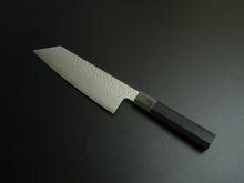 Load image into Gallery viewer, HADO SHIOSAI VG-10 BUNKA 180MM OCTAGONAL GRAY & BLACK PAKKAWOOD HANDLE