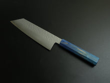 Load image into Gallery viewer, HADO SHIOSAI VG-10 BUNKA 180MM OCTAGONAL BLUE STABILIZED WOOD HANDLE