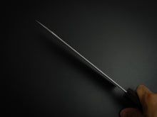 Load image into Gallery viewer, NIGARA AOGAMI SUPER CORE STAINLESS CLAD MIGAKI HAMMERED KIRITSUKE GYUTO 210MM