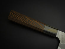 Load image into Gallery viewer, NIGARA AOGAMI SUPER CORE STAINLESS CLAD MIGAKI HAMMERED SANTOKU 180MM*