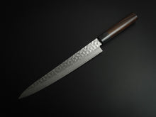 Load image into Gallery viewer, KICHIJI VG-10 33 LAYER HAMMERED DAMASCUS SUJIHIKI 240MM ROSEWOOD HANDLE
