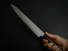 Load image into Gallery viewer, KICHIJI VG-10 33 LAYER HAMMERED DAMASCUS SUJIHIKI 240MM ROSEWOOD HANDLE*