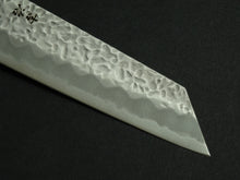 Load image into Gallery viewer, KICHIJI SHIROGAMI-1 / STAINLESS CLAD HAMMERED BUNKA 175MM OCTAGONAL HANDLE