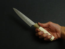Load image into Gallery viewer, KICHIJI SW WASHIJI DAMASCUS PETTY 135MM OCTAGONAL HANDLE