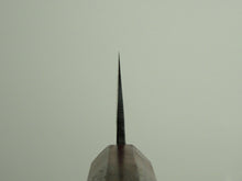 Load image into Gallery viewer, MUNEISHI AOGAMI IRON CLAD KUROUCHI HAMMERED SANTOKU 165MM OCTAGONAL ROSEWOOD HANDLE