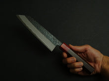 Load image into Gallery viewer, MUNEISHI AOGAMI IRON CLAD KUROUCHI HAMMERED BUNKA 165MM OCTAGONAL ROSEWOOD HANDLE