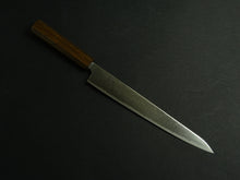 Load image into Gallery viewer, KICHIJI VG-10 DAMASCUS SUJIHIKI 240MM OCTAGONAL OAK HANDLE