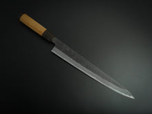 Load image into Gallery viewer, HITOHIRA HINODE NASHIJI SHIROGAMI-2 KUROUCHI SUJIHIKI 270MM CHERRYWOOD HANDLE*