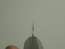 Load image into Gallery viewer, KICHIJI GINREI GINSAN NASHIJI KIRITSUKE PETTY 125MM OCTAGONAL MONO EBONY HANDLE