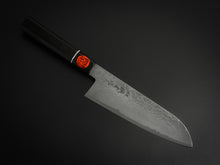 Load image into Gallery viewer, SHIGEKI TANAKA HABAKIRI SG2 DAMASCUS SANTOKU WITH KIRI PRESENTATION BOX*
