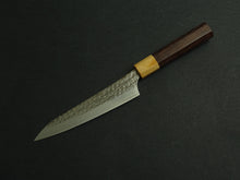 Load image into Gallery viewer, YU KUROSAKI SG2 SENKO PETTY ROSE WOOD HANDLE 150MM