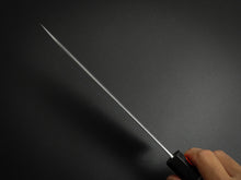 Load image into Gallery viewer, SHIGEKI TANAKA HABAKIRI SG2 DAMASCUS SANTOKU WITH KIRI PRESENTATION BOX*