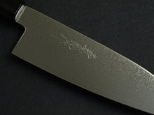 Load image into Gallery viewer, YOSHIHIRO GINSAN DAMASCUS SANTOKU 180MM OCTAGONAL MAGNOLIA HANDLE