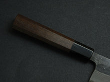 Load image into Gallery viewer, HATSUKOKORO KUMOKAGE AOGAMI-2 KUROUCHI DAMASCUS GYUTO 210MM OCTAGONAL WALNUT HANDLE
