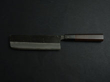 Load image into Gallery viewer, HATSUKOKORO KUMOKAGE AOGAMI-2 KUROUCHI DAMASCUS NAKIRI 165MM OCTAGONAL WALNUT HANDLE