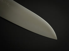 Load image into Gallery viewer, KICHIJI VG-1 WA-SANTOKU OCTAGONAL MAGNOLIA HANDLE 180MM WITH SAYA*