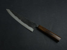 Load image into Gallery viewer, KICHIJI KUROGANE AOGAMI-2 KUROUCHI GYUTO 210MM OCTAGONAL MONO BUBINGA HANDLE
