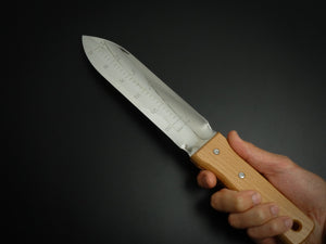 NISAKU HORI HORI GARDENING KNIFE WITH SYNTHETIC LEATHER SHEATH