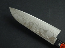 Load image into Gallery viewer, SHIGEKI TANAKA VG-10 17-LAYER DAMASCUS SANTOKU 165MM*