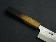 Load image into Gallery viewer, KICHIJI GINSAN DAMASCUS HAMMERED BUNKA 175MM OCTAGONAL OAKWOOD HANDLE