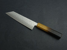 Load image into Gallery viewer, KICHIJI GINSAN DAMASCUS HAMMERED BUNKA 175MM OCTAGONAL OAKWOOD HANDLE
