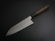 Load image into Gallery viewer, NIGARA VG-10 MIGAKI HAMMERED DAMASCUS SANTOKU 170MM