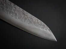 Load image into Gallery viewer, MATSUBARA AOGAMI-2 STAINLESS CLAD NASHIJI HAMMERED GYUTO 210MM WALNUT HANDLE*