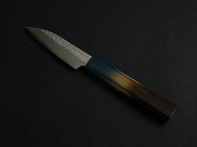 Load image into Gallery viewer, KICHIJI VG-5 HAMMERED PARING 90MM OCTAGONAL AKATSUKI (BURNT & DYED) HANDLE