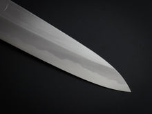 Load image into Gallery viewer, HITOHIRA KIKUCHIYO REN SHIROGAMI-2 GYUTO 240MM MAGNOLIAWOOD OCTAGONAL HANDLE