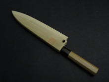 Load image into Gallery viewer, KICHIJI JOSAKU MIOROSHI DEBA 210MM OCTAGONAL MAGNOLIA WOOD HANDLE