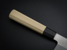 Load image into Gallery viewer, HITOHIRA GOROBEI REN SHIROGAMI-2 DAMASCUS GYUTO 240MM MAGNOLIA OCTAGONAL HANDLE