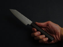 Load image into Gallery viewer, KICHIJI GINREI GINSAN NASHIJI KIRITSUKE PETTY 125MM OCTAGONAL MONO BUBINGA HANDLE