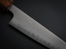 Load image into Gallery viewer, OUL SHIROGAMI-1 STAINLESS CLAD PETTY 135MM BURNT OAK HANDLE
