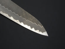 Load image into Gallery viewer, NIGARA AOGAMI SUPER CORE STAINLESS CLAD MIGAKI HAMMERED GYUTO 210MM