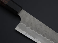 Load image into Gallery viewer, NIGARA AOGAMI SUPER CORE STAINLESS CLAD MIGAKI HAMMERED GYUTO 210MM