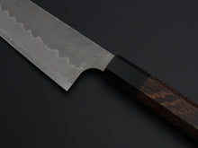 Load image into Gallery viewer, NIGARA AOGAMI SUPER CORE STAINLESS CLAD MIGAKI HAMMERED GYUTO 210MM