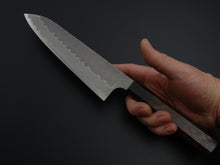 Load image into Gallery viewer, NIGARA AOGAMI SUPER CORE STAINLESS CLAD MIGAKI HAMMERED GYUTO 210MM