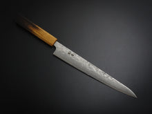 Load image into Gallery viewer, KICHIJI SLD WASHIJI SUJIHIKI 240MM OCTAGONAL BURNT OAKWOOD HANDLE*