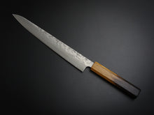 Load image into Gallery viewer, KICHIJI SLD WASHIJI SUJIHIKI 240MM OCTAGONAL BURNT OAKWOOD HANDLE*