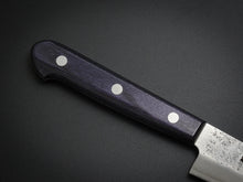 Load image into Gallery viewer, KICHIJI GINSAN NASHIJI PETTY KNIFE 135MM PURPLE HANDLE