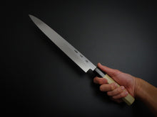 Load image into Gallery viewer, KICHIJI AOGAMI-2 YANAGIBA 270MM MAGNOLIA WOOD OCTAGONAL HANDLE**