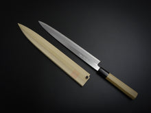 Load image into Gallery viewer, KICHIJI AOGAMI-2 YANAGIBA 270MM MAGNOLIA WOOD OCTAGONAL HANDLE**