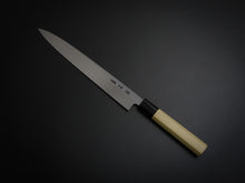 Load image into Gallery viewer, KICHIJI AOGAMI-2 YANAGIBA 240MM MAGNOLIA WOOD OCTAGONAL HANDLE**
