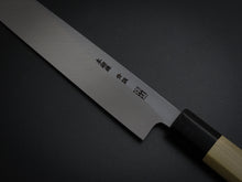 Load image into Gallery viewer, KICHIJI AOGAMI-2 YANAGIBA 240MM MAGNOLIA WOOD OCTAGONAL HANDLE**