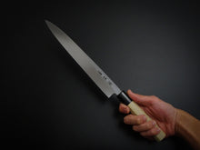 Load image into Gallery viewer, KICHIJI AOGAMI-2 YANAGIBA 240MM MAGNOLIA WOOD OCTAGONAL HANDLE**