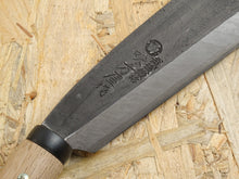 Load image into Gallery viewer, AJIKATAYA KUROUCHI HATCHET 210MM OAK HANDLE (SINGLE BEVEL)