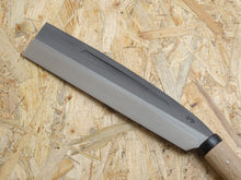 Load image into Gallery viewer, AJIKATAYA KUROUCHI HATCHET 210MM OAK HANDLE (SINGLE BEVEL)