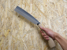 Load image into Gallery viewer, AJIKATAYA KUROUCHI HATCHET 210MM OAK HANDLE (SINGLE BEVEL)